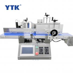 YTK-150 Semi Automatic Tabletop Sticker Round Bottle Labeling Machine For Sale