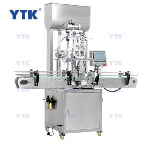 YTK-QZDG2 100-1000ML Fully Automatic Vertical Garlic Sauce Honey Tomato Cream Ointment Paste Can Bottle Filling Machine