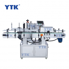 YTK-220 Guangdong Automatic Small Vial PET Glass Wine Juice Jar Tin Can Bottle Round Bottle Adhesive Labeling Printing Machine