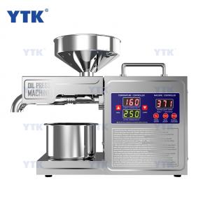 YTK-B03S Small Stainless Steel Household Coconut Oil Press Machine Cold Press Oil Extraction Machine For Peanuts Sunflower Seeds