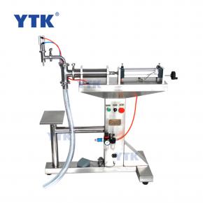 YTK Floor Type Pneumatic Piston Beer Milk Juice Vinegar Coffee Oil Drink Water Perfume Bottle Liquid Filling Machine For Sale