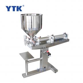 YTK Floor Type Pneumatic Piston Chili Tomato Shampoo Paste Filling Machine Cosmetic Jam Jar Bottle Filling Machinery