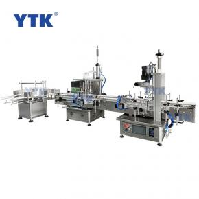 YTK-DPL42 Fully Automatic Filling Capping Machine With Bottle Feeder Table Production Line