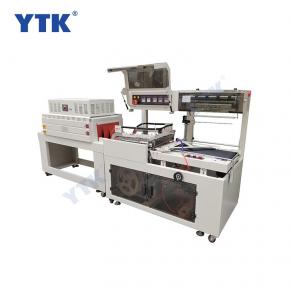 YASON Fully Automatic Polythene Nylon Plastic PE Bag Cutting And Sealing Machine And Hot Air Circulation Shrink Wrapping Machine