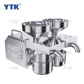 YTK-B02 Hot Selling High Quality Double Head Rosehip Canola Sunflower Peanut castor coffee bean mini cold oil press machine