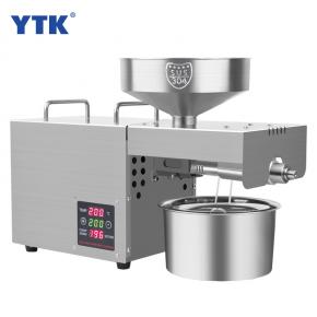 YTK-RG-109 Small Stainless Steel Screw Cold Press Groundnut Hazelnut Sesame Oil Press Machine Oil Press Extractor For Home