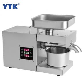 YTK-MX10 China Household Temperature Controlled Hemp Black Seed Soybean Nuts Almond Peanut Oil Press Machine For Small Business