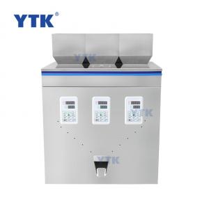 YTK-W200T New Mini Three Heads 2-200G Food Coffee Bean Packing Machine Tea Medicine Powder Pouch Bag Foil Making Filling Machine