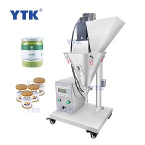 YTK-TPF100 High Accuracy Small Desktop Semi Automatic Bottle Auger Powder Filler Machine Milk Dry Powder Packaging Machine Price