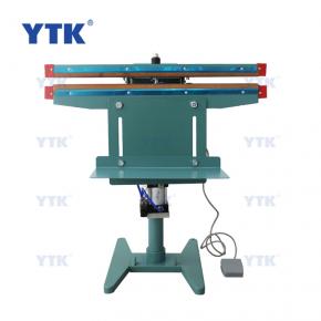 YTK-PFS-650 High Quality Pneumatic Aluminum Frame Impulse Foot Pedal Sealer Heat Sealing Machine For Plastic Bag Film