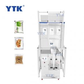 YTK-BPT200T Guangdong Food Candy Silage Granule Bag Packing Machine Automatic Three Heads Three-side Sealing Pouch Pack Machine