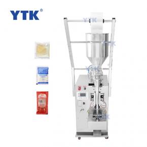 YTK-GP125T Automatic Three Sides Sealing Liquid Peanut Chilli Curry Tomato Paste Sachet Filling And Sealing Packing Machine